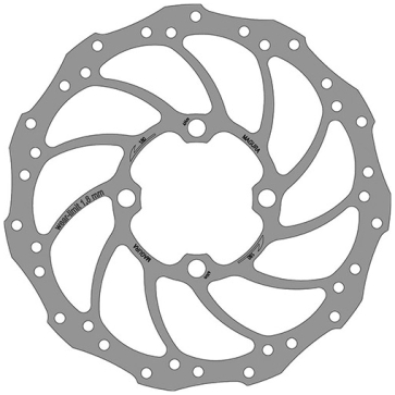 Magura REMD MAG SCHIJF STORM ROHLOFF 4GTS 180MM ZI Zilver