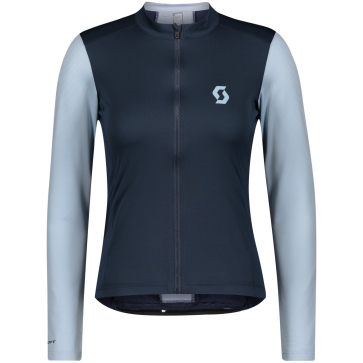 Scott SCO Shirt W's Endurance 10 l/sl M Midnight Blue/glace Blue