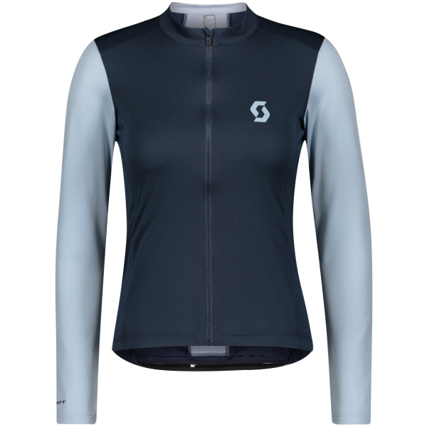 Scott SCO Shirt W's Endurance 10 l/sl M Midnight Blue/glace Blue