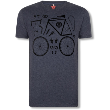 Le Patron Pieces de Bicyclette DARK BLUE Dark Blue Melange