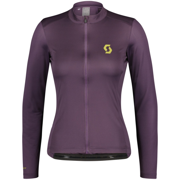 Scott Endurance 10 l/sl dames shirt L Dark Purple/mud Green