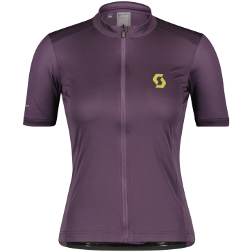 Scott SCO Shirt W's Endurance 10 s/sl XL Dark Purple/mud Green