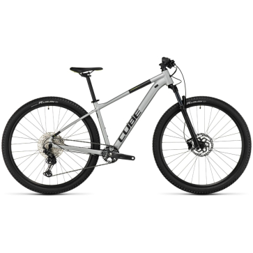 Cube ATTENTION SLX Silvergrey/lime RD12