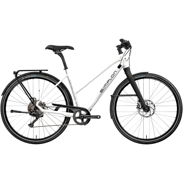 Simplon Spotlight Trekking II Deore-30 Disc Pearlwhite Glossy/Black Matt