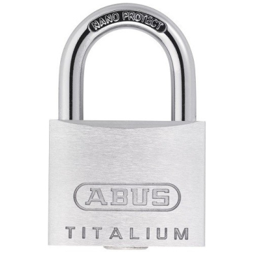 Abus hangslot Titalium mm krt Zilver