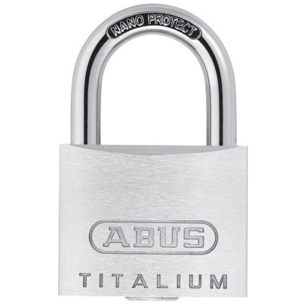 Abus hangslot Titalium mm krt Zilver
