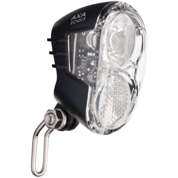 Axa koplamp Echo switch aan/uit dynamo 15 lux zwar Zwart