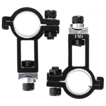 Merkloos TranzX montage set v opzetstuur JD-802 25.4/31.8 Zwart