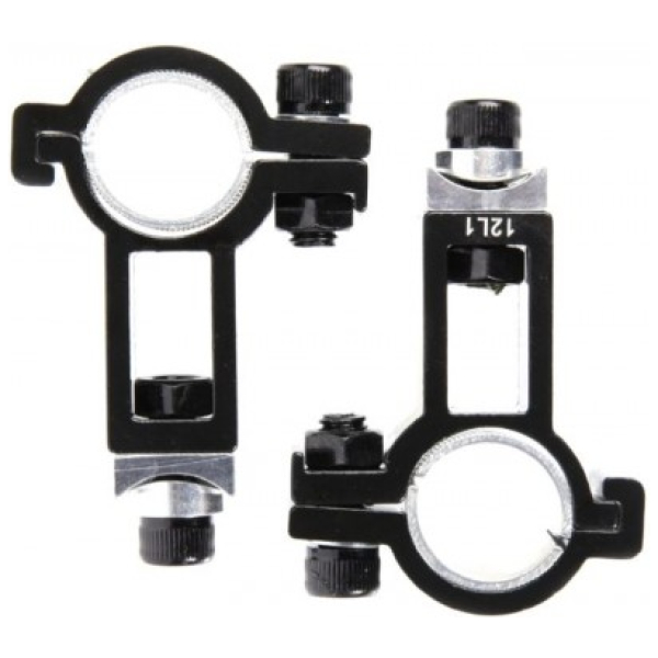 Merkloos TranzX montage set v opzetstuur JD-802 25.4/31.8 Zwart