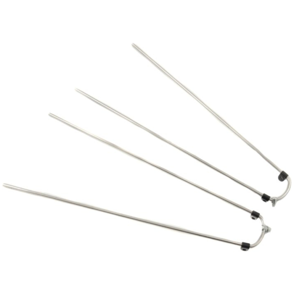 Merkloos Spatb draadstang pad 45mm set CHROOM