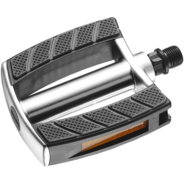 on pedalen SP-828 alu op krt Zilver