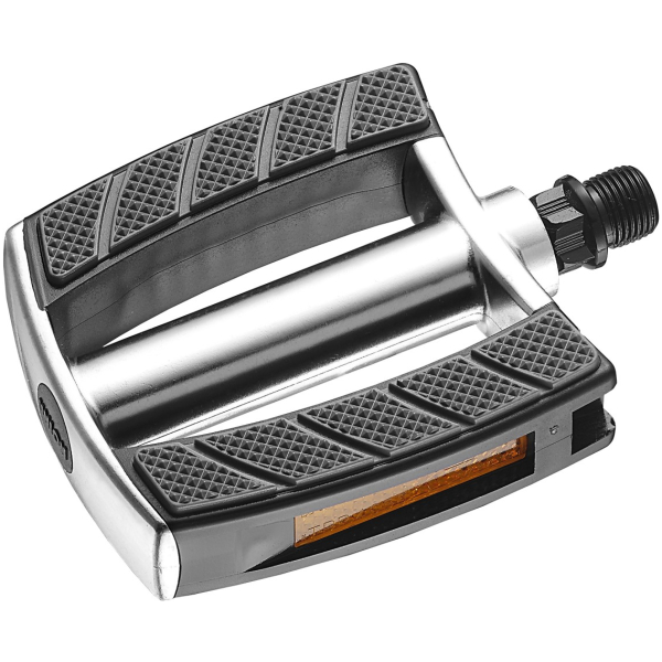 on pedalen SP-828 alu op krt Zilver