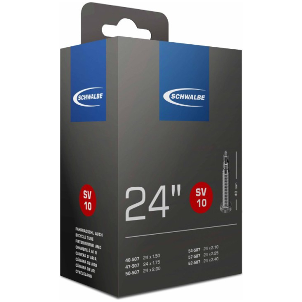 Schwalbe bnb SV10 24 x 1.50 - 2.40 fv 40mm Zwart - Afbeelding 4