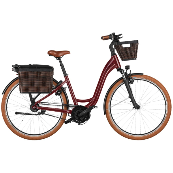 Riese & Muller Swing4 Silent 500Wh Intuvia100 RX Fietsmanden Brodeaux