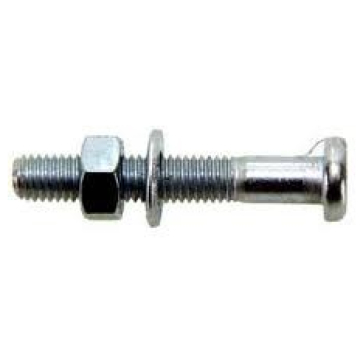 Merkloos Zadelpenbout M8x35 cpl. Zilver