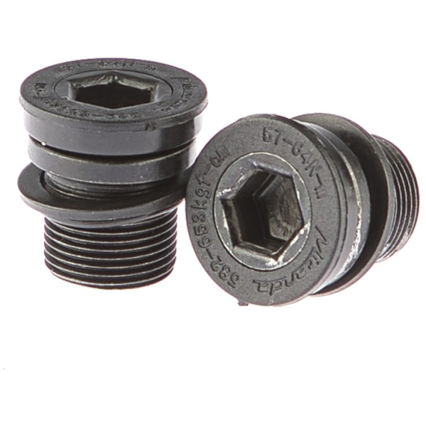 Miranda crankbouten Bosch M15 lengte 13,4mm (per stuk) Zwart