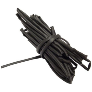 Merkloos Krimpkous 3.2/1.6 mm per 5mtr Zwart
