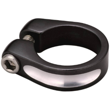 Marwi on zadelpenklem 28.6mm alu zw Zwart