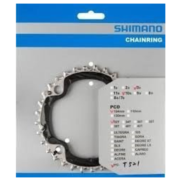 Shimano Kettingblad 32-AE Deore BLACK - Afbeelding 3